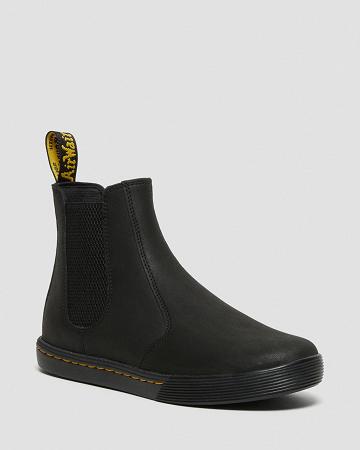 Dr Martens Makela Leren Vrijetijds Laarsjes Dames Zwart | NL 643ZUT